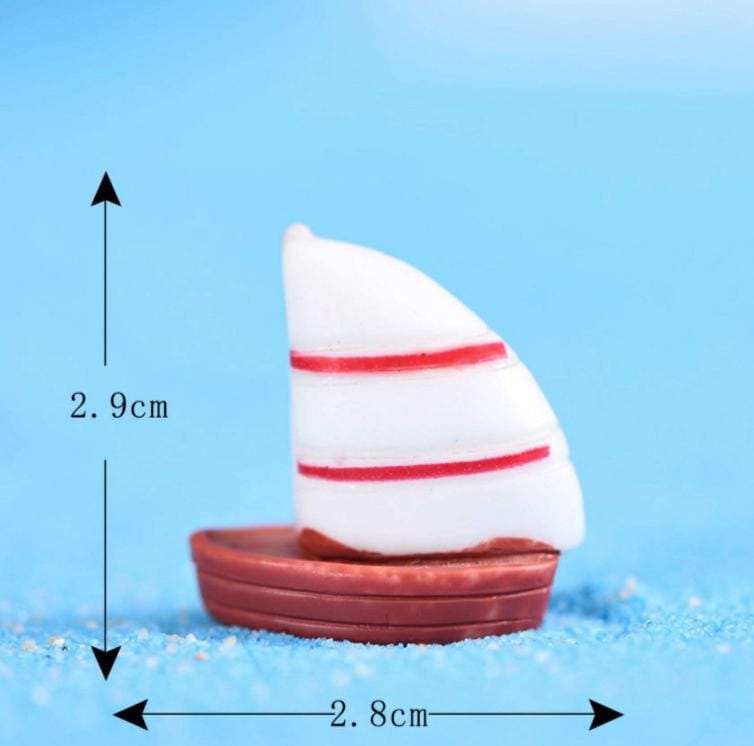 Small White Sail Boat