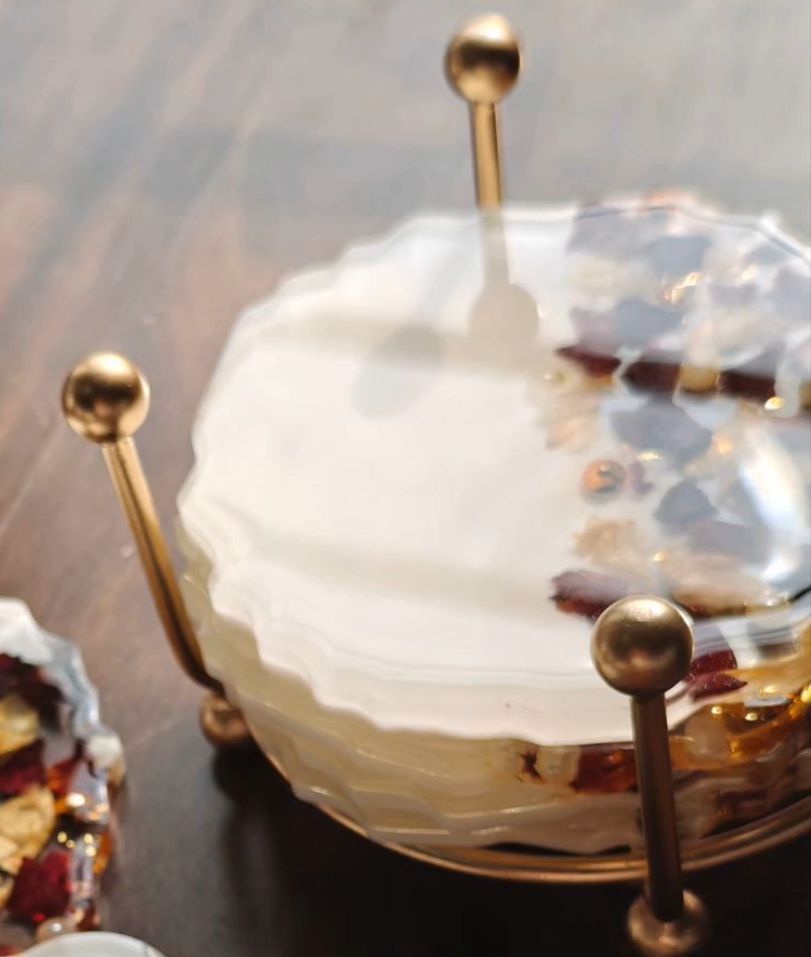 Metal Coaster Holder - Circle