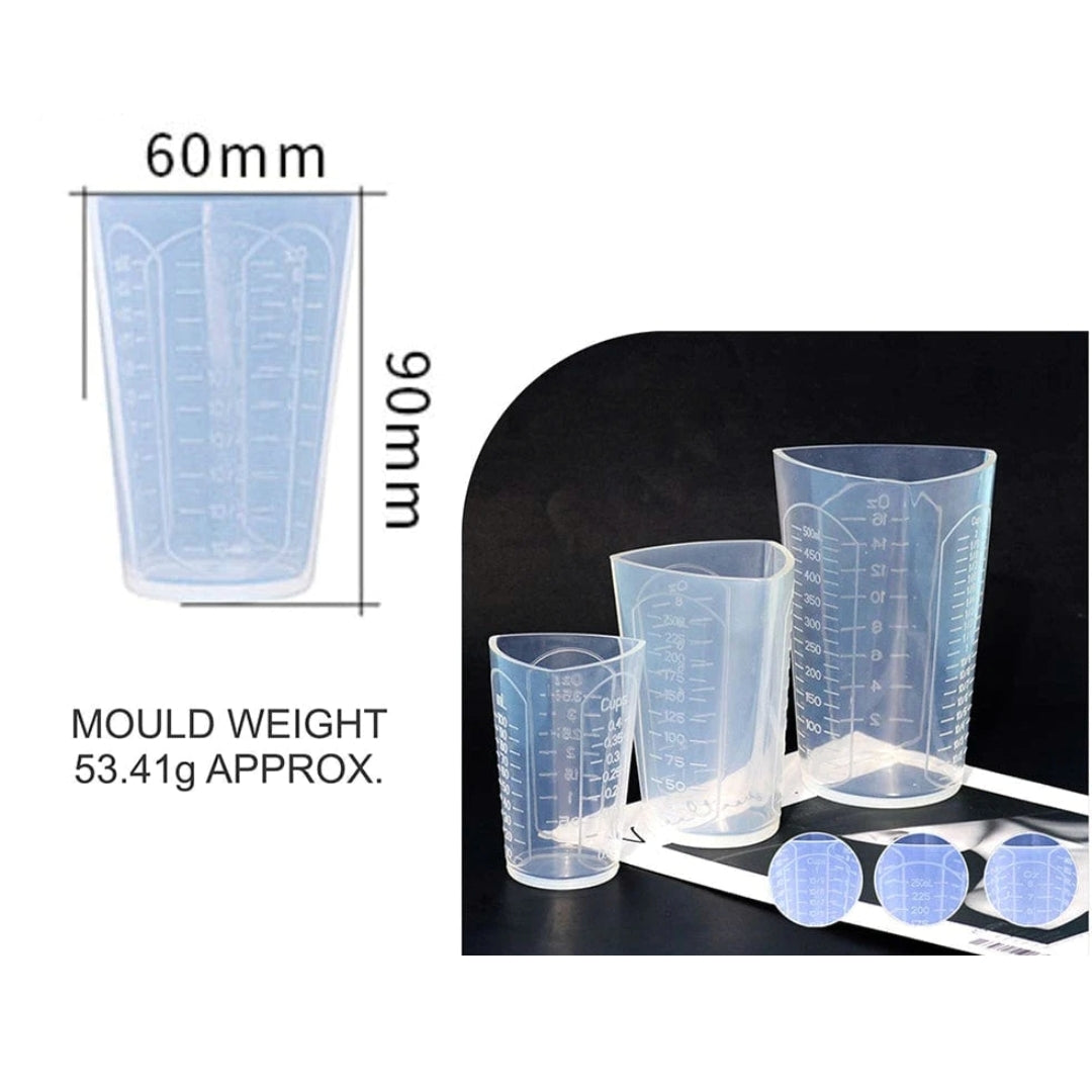 Premium quality triangular 100ml silicon cup