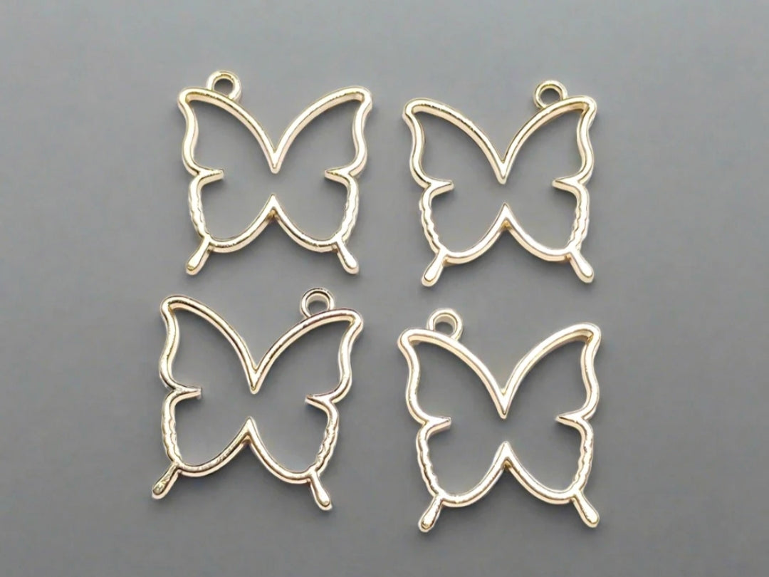 Butterfly bazel/Bezel pendant – Maya Resin Store