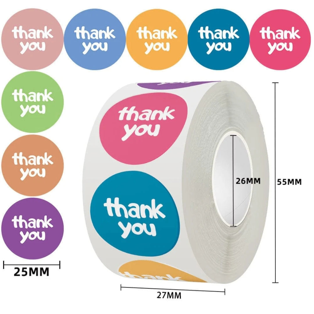 Thank You Sticker - H