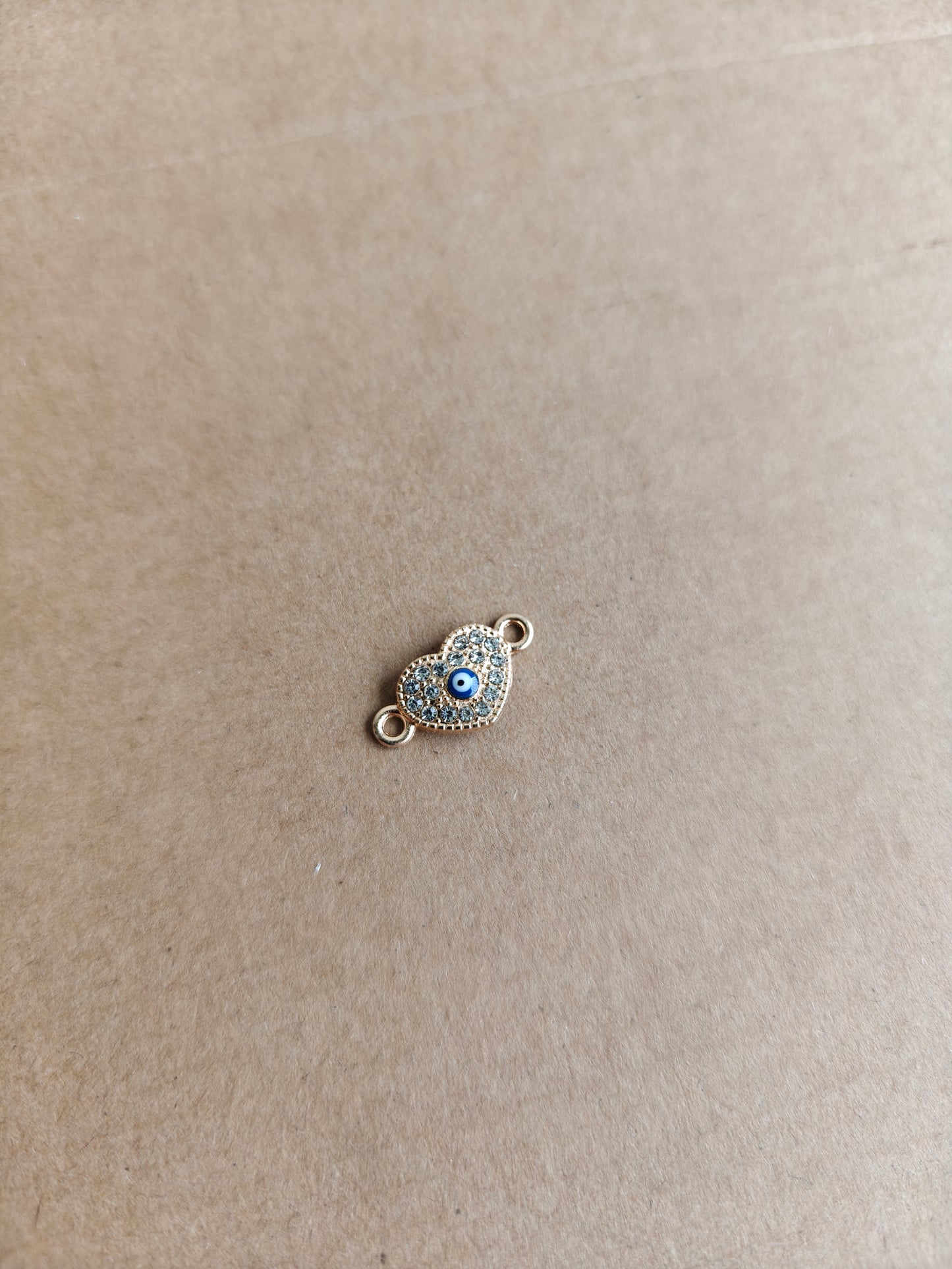 Heart shaped Evil eye charms