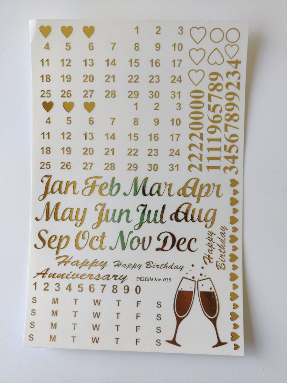 Calendar Sticker - A