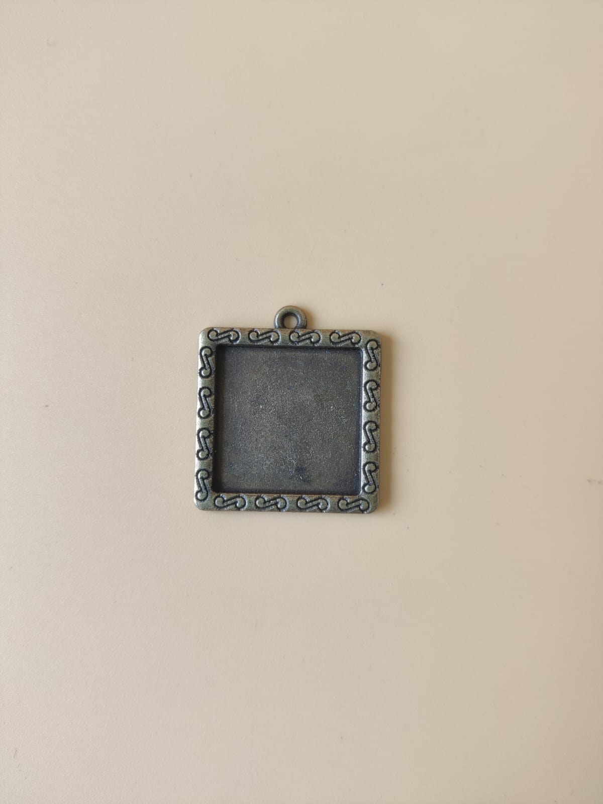 Vintage / Antique Bezel pendant - A
