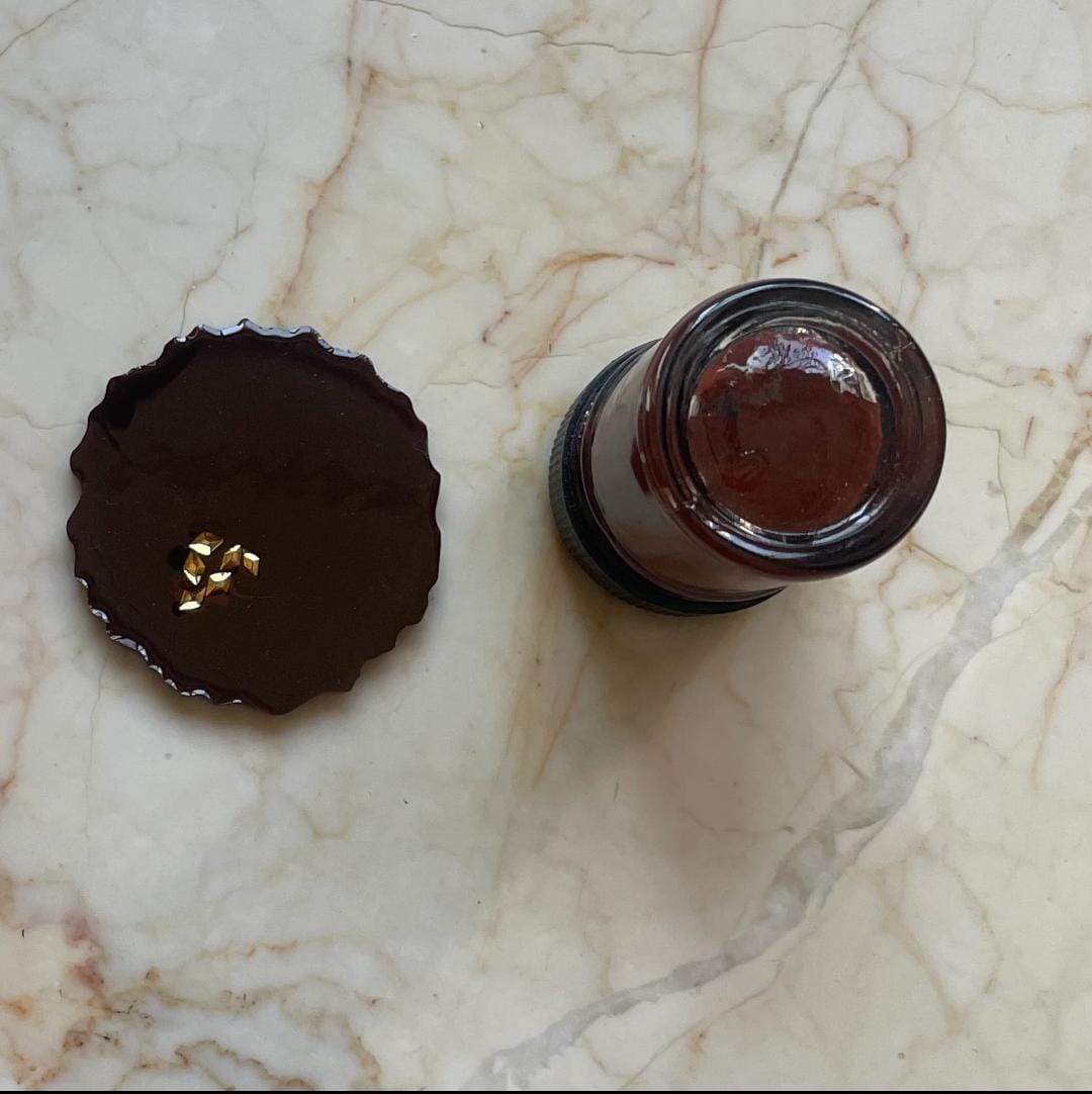 Dark Brown Opaque Paste Pigment colour