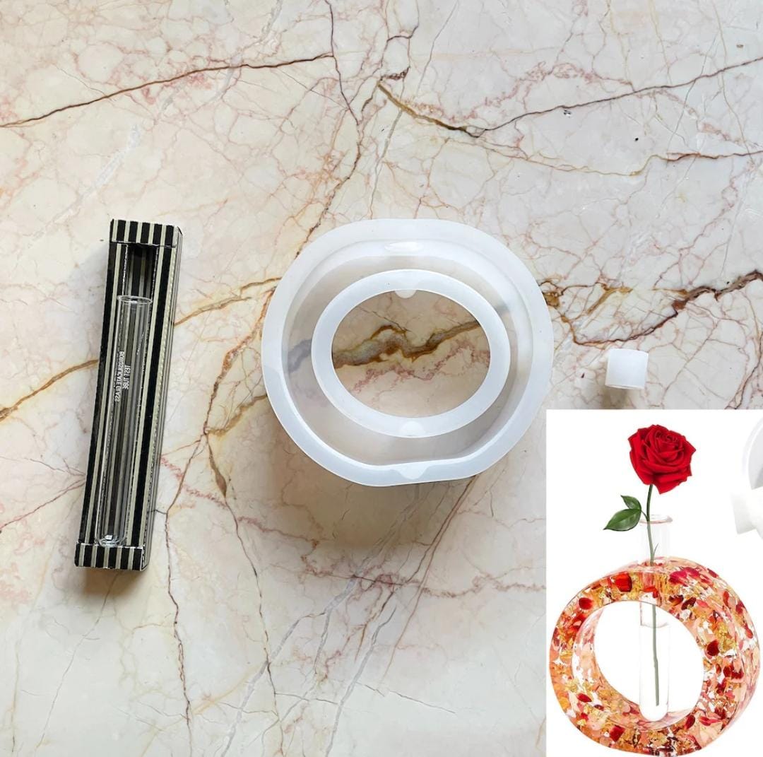 Tube Planter Mould with Tube - Oval/round