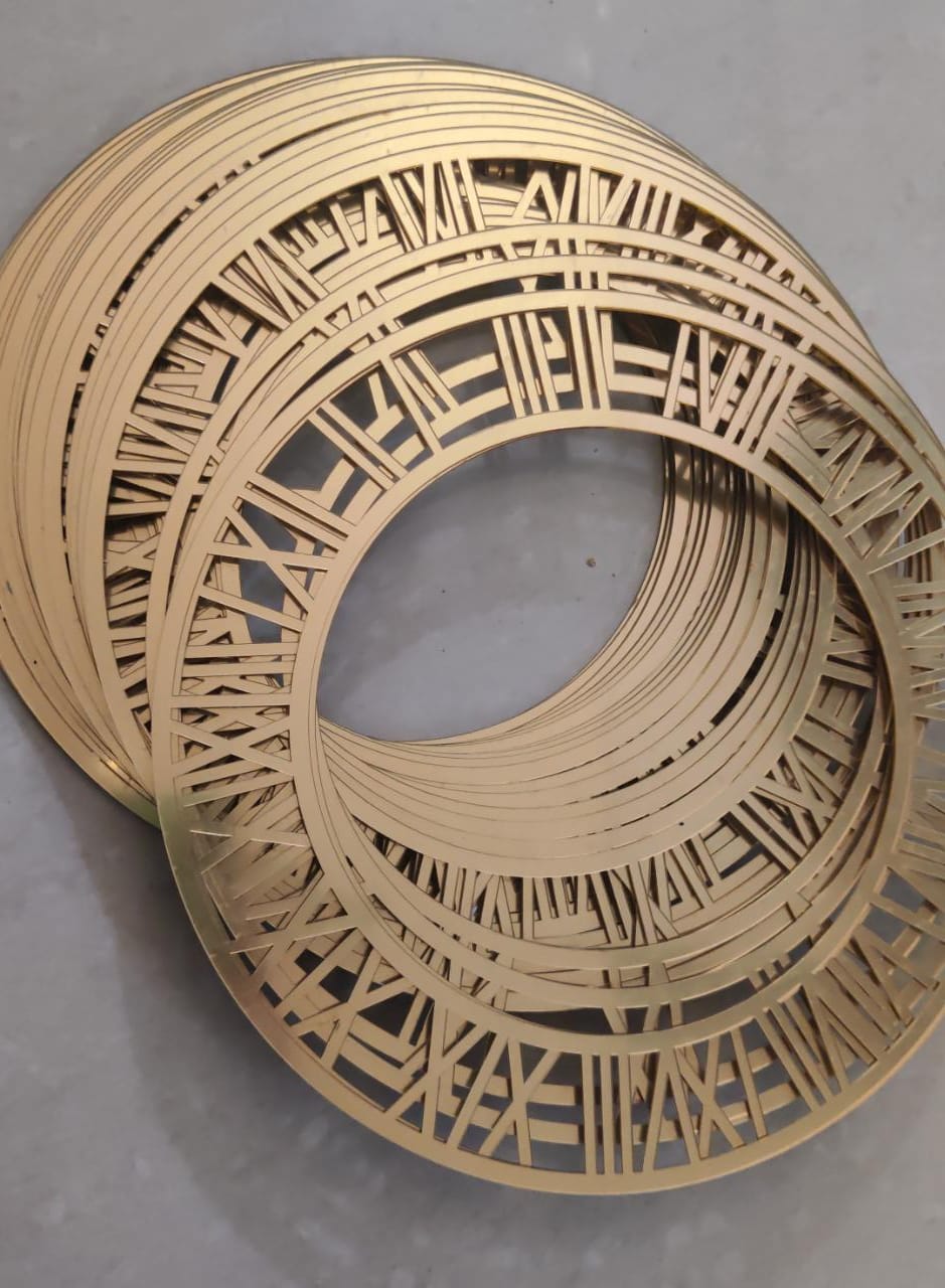 Golden Acrylic Roman Ring