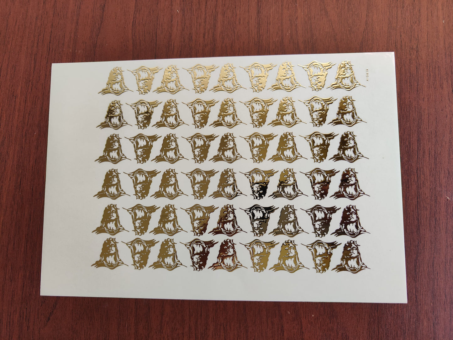 Aadi Yogi Embossed stickers