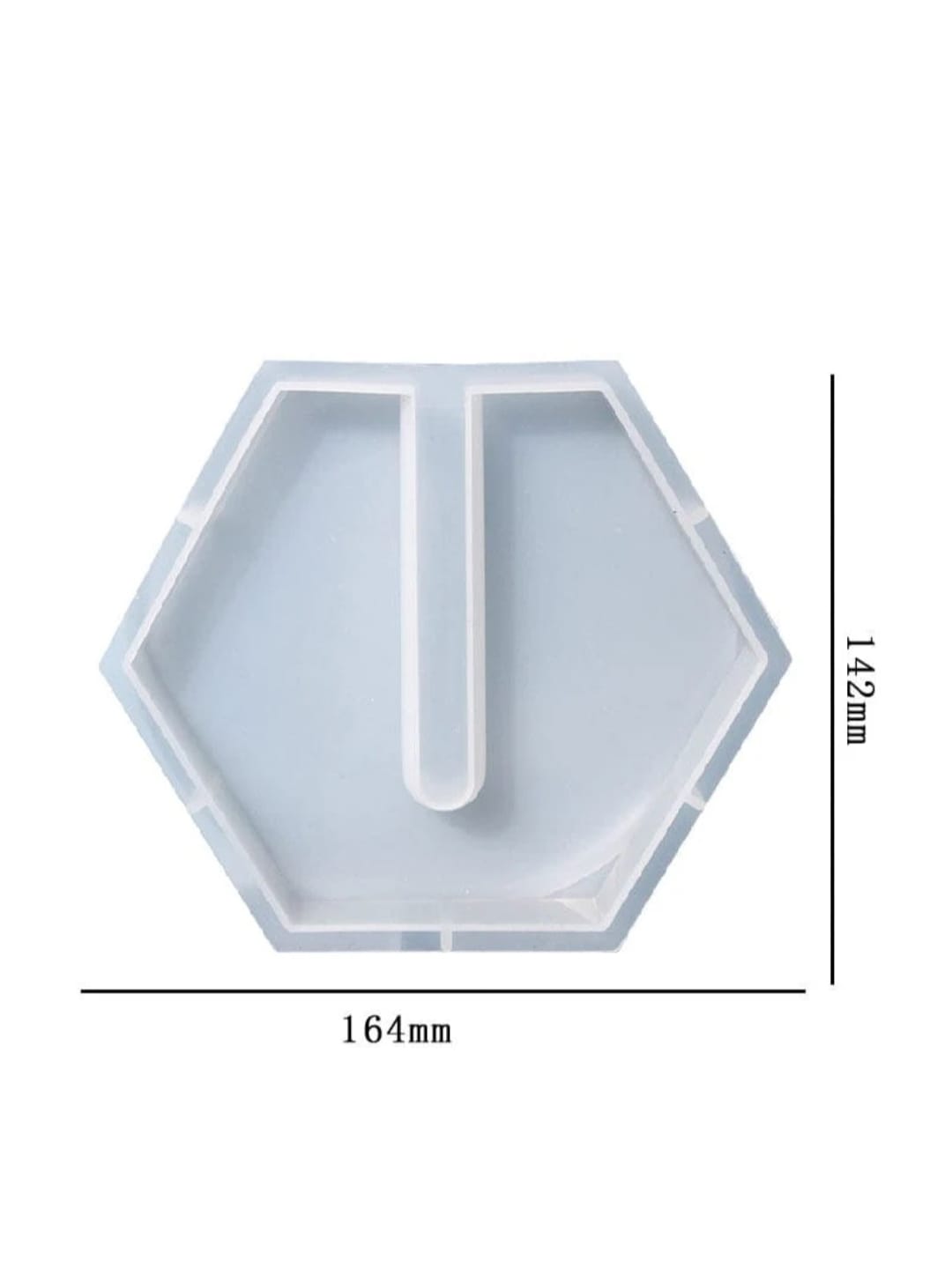 Tube Planter Mould with Tube - Hexagon Mould