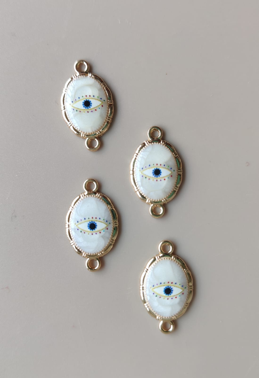 Ceramic charms evil eye - A