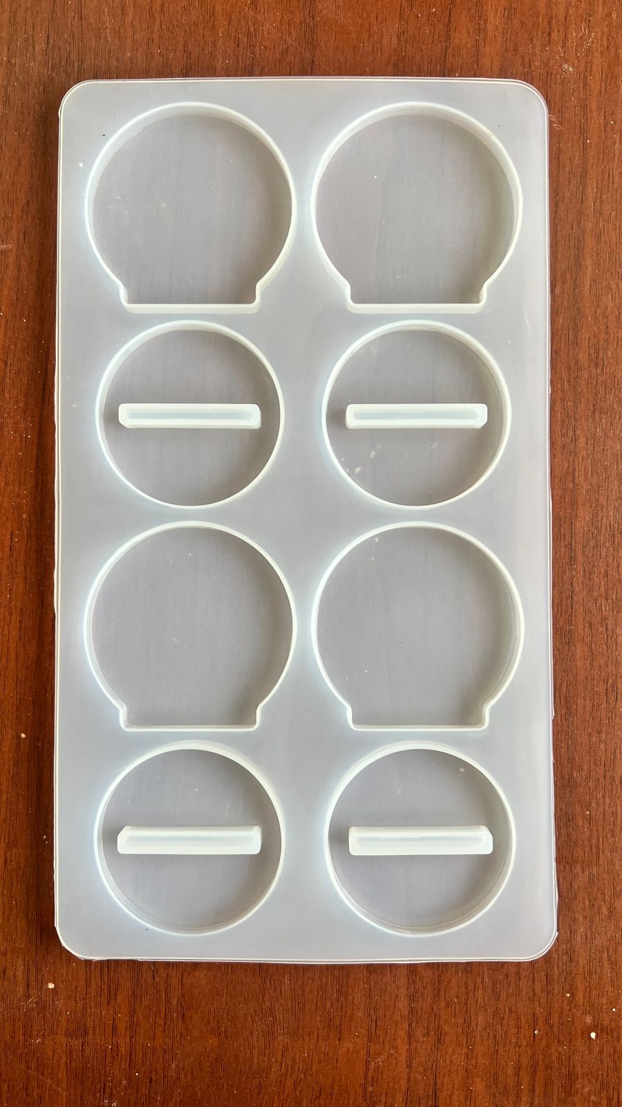 4 cavity small photo frame / car dashboard mould - Round