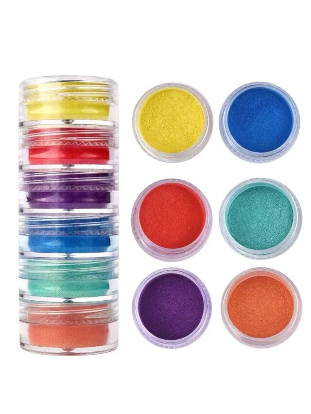 Mini Pearl Pigment/ Mini Mica Colour set - E