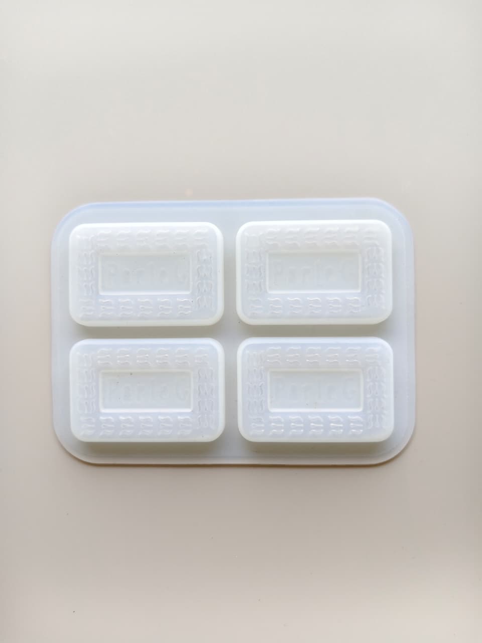4 cavity ParleG Biscuit Mould