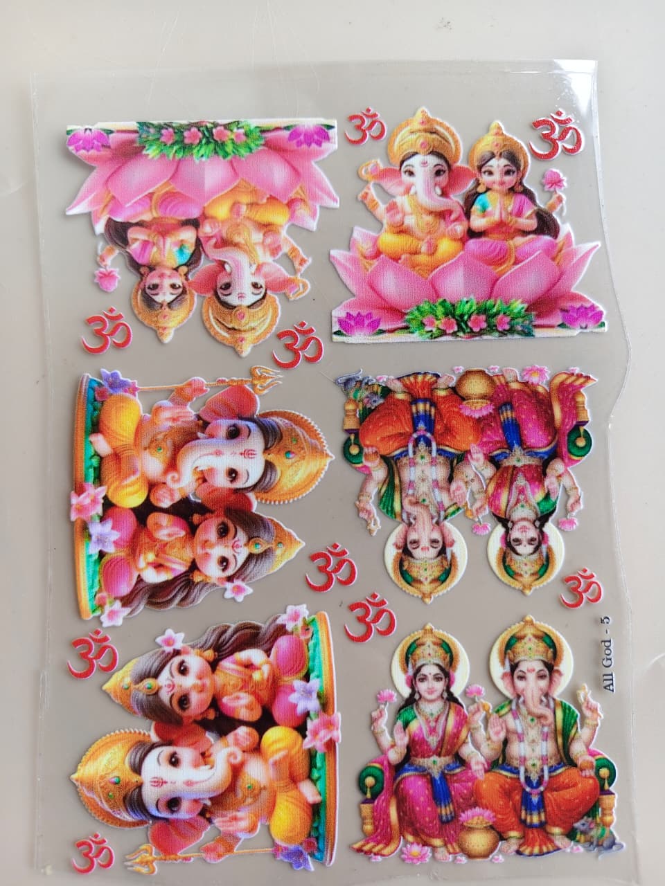 UV DTF Sticker - Ganesh Laxmi