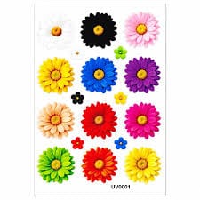 U.V Sticker - Multicolour