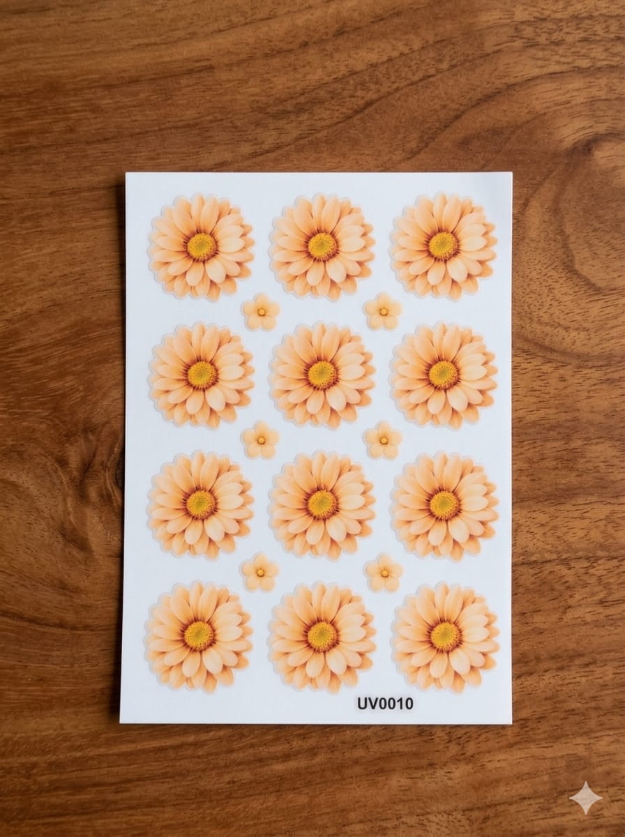 U.V Sticker - Peach