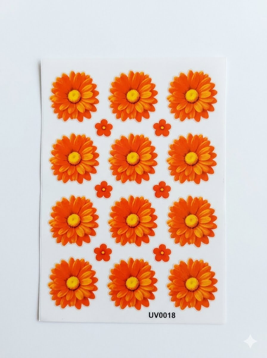 U.V Sticker - Orange
