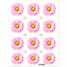 U.V Sticker - Light Pink