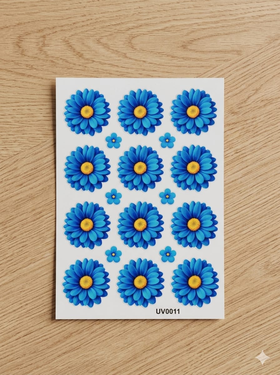 U.V Sticker - Blue