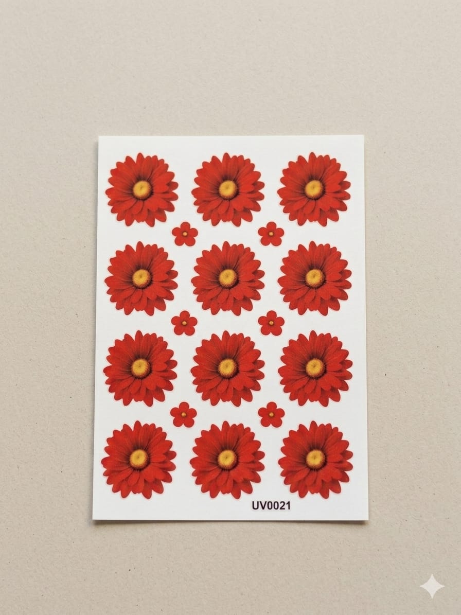 U.V Sticker - Red