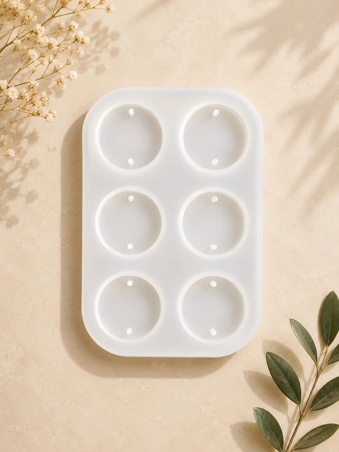 6 Cavity Round mould