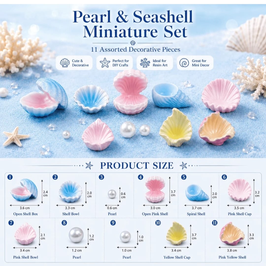 Pearl & Sea Shell Miniature