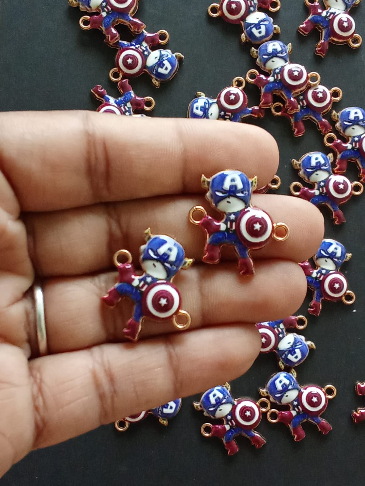 Cartoon Kids Rakhi Charms - Captain America II