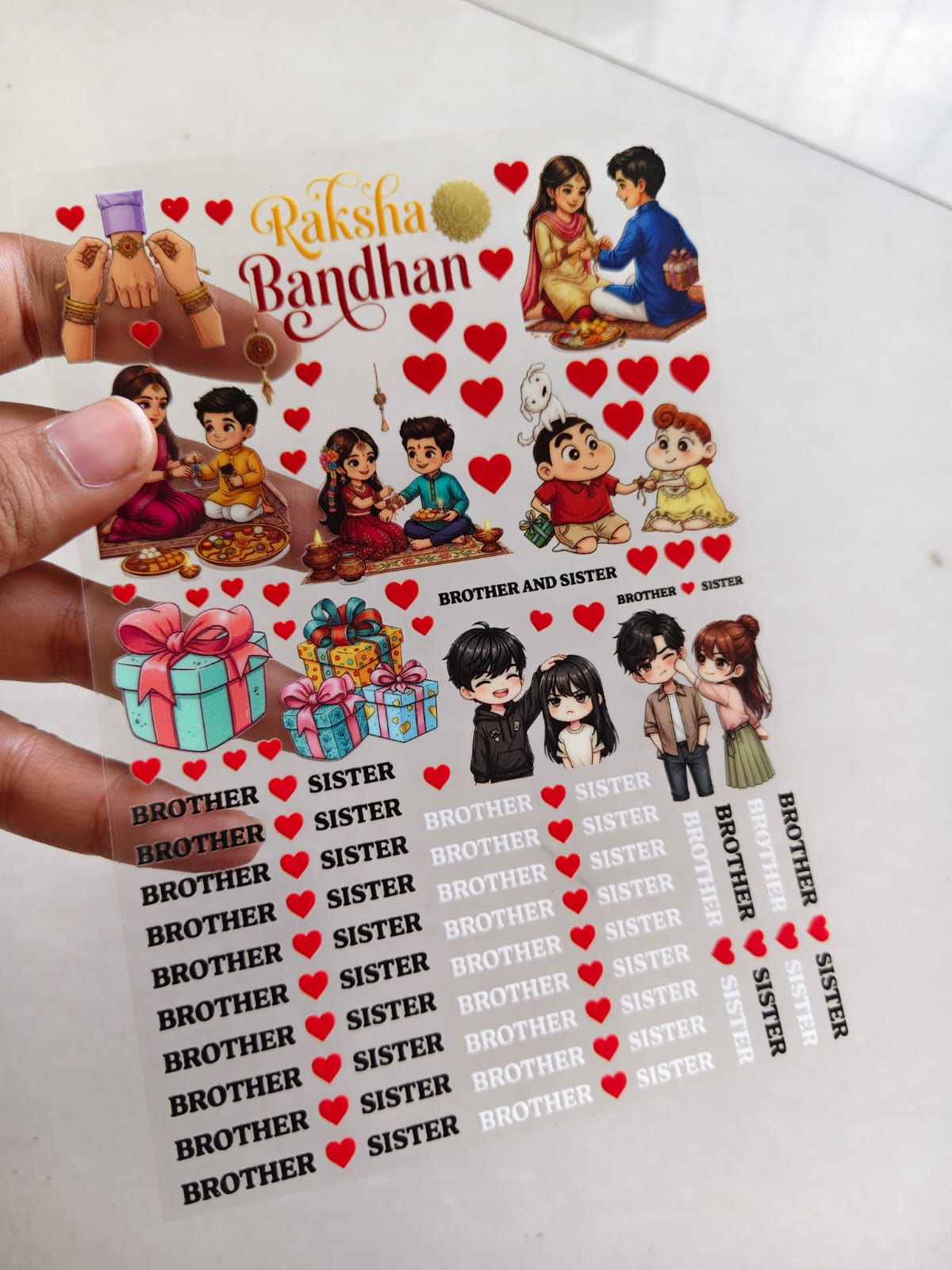 UV DTF Sticker - Rakshabandhan