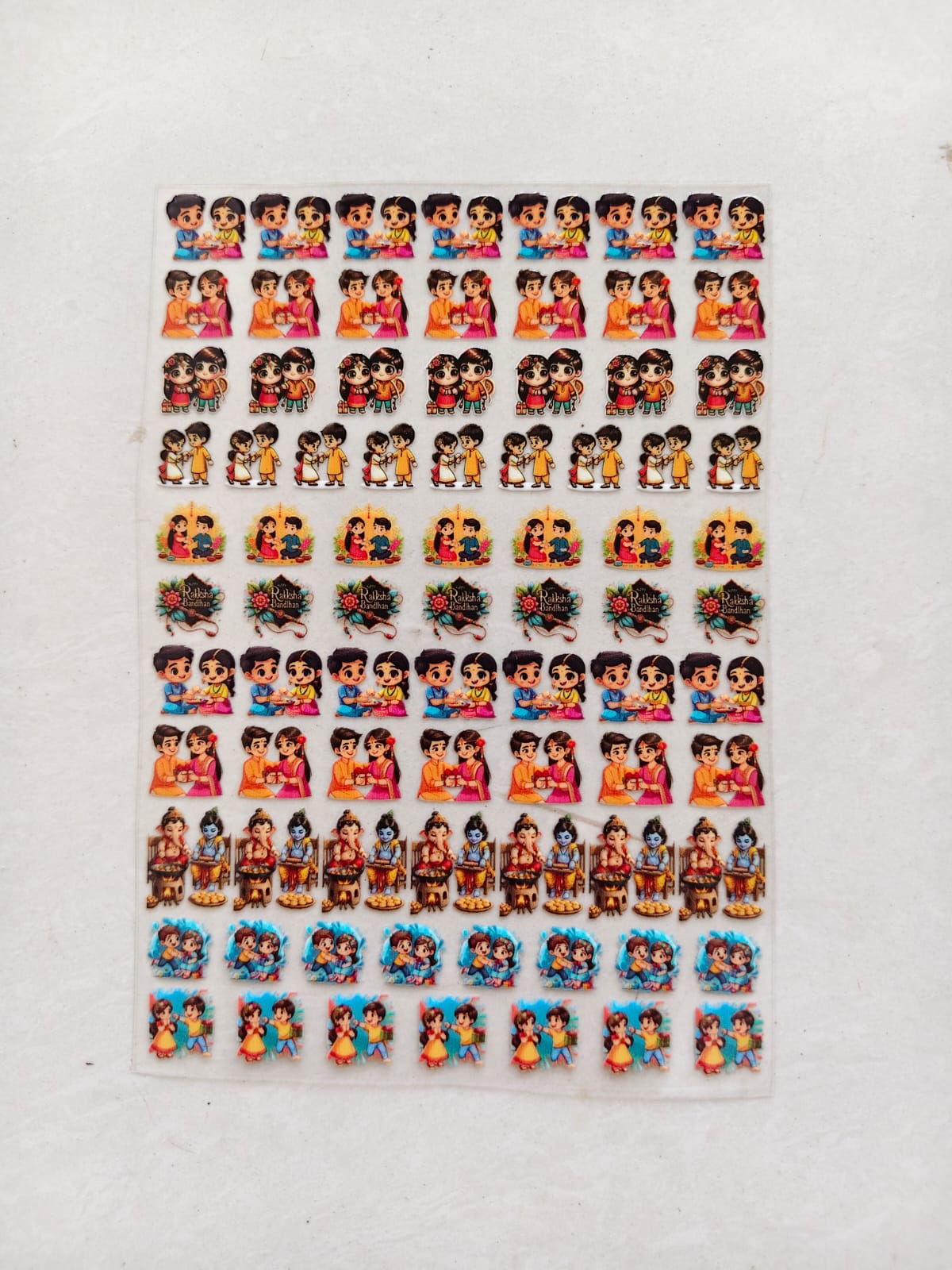 UV DTF Sticker - Rakhi