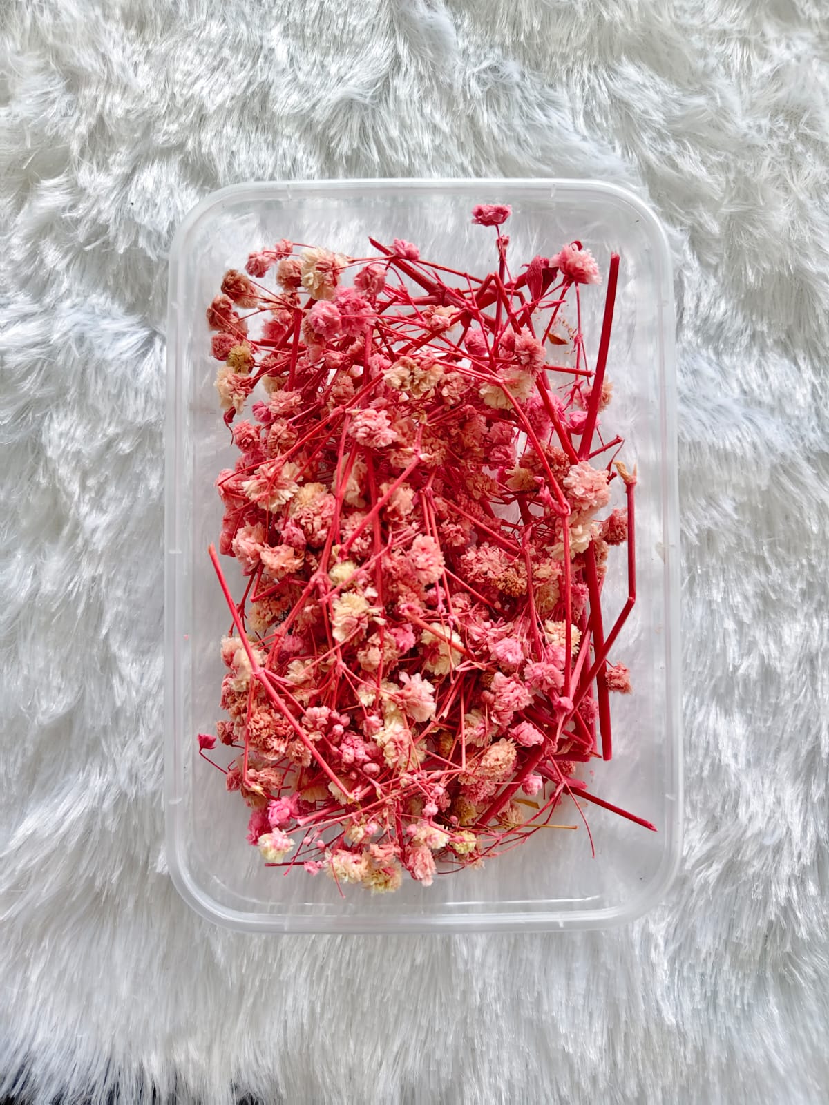 Baby Breath/Gypsy Dry Flowers - Baby Pink