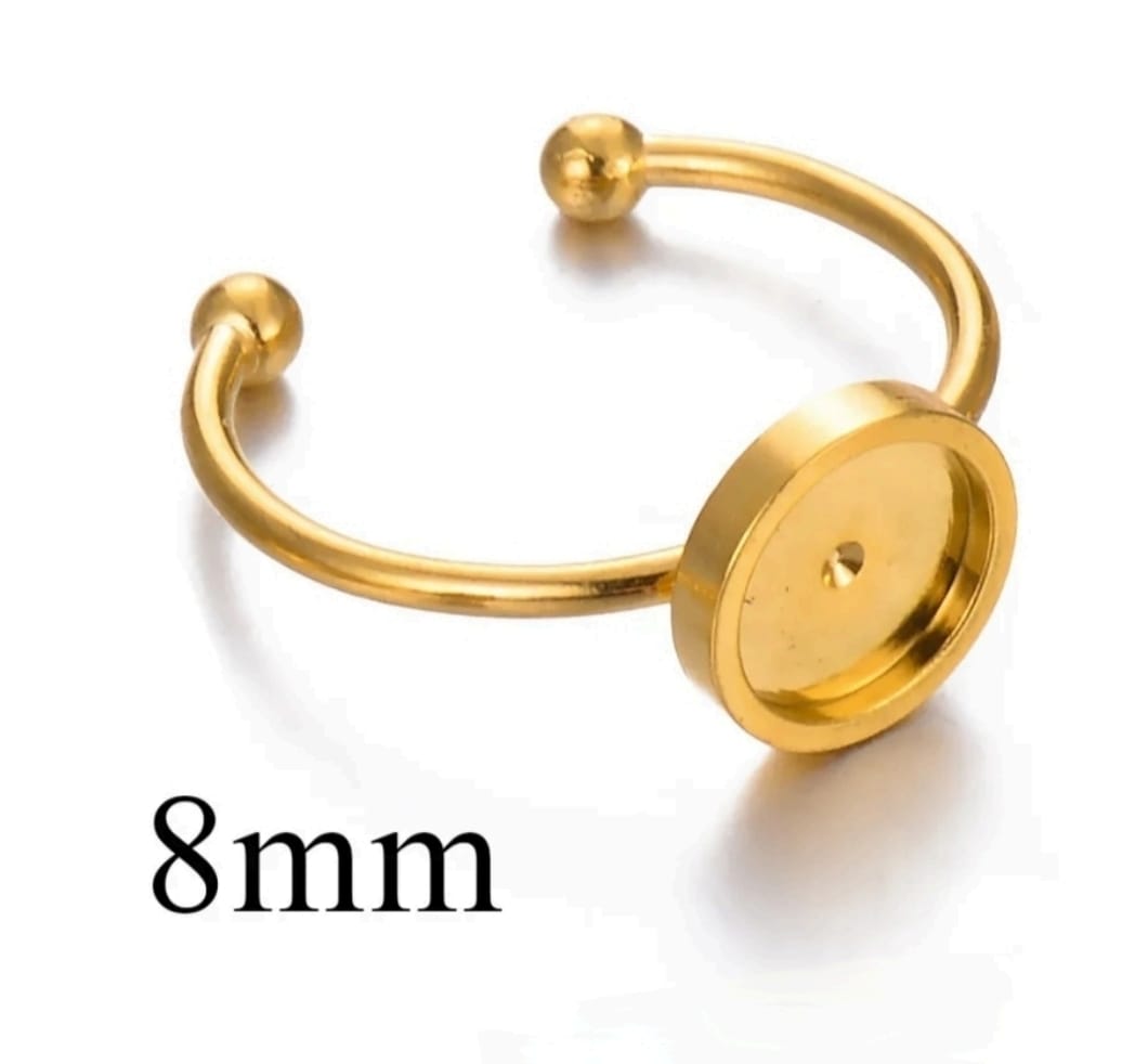 Anti tarnish Rings - Round