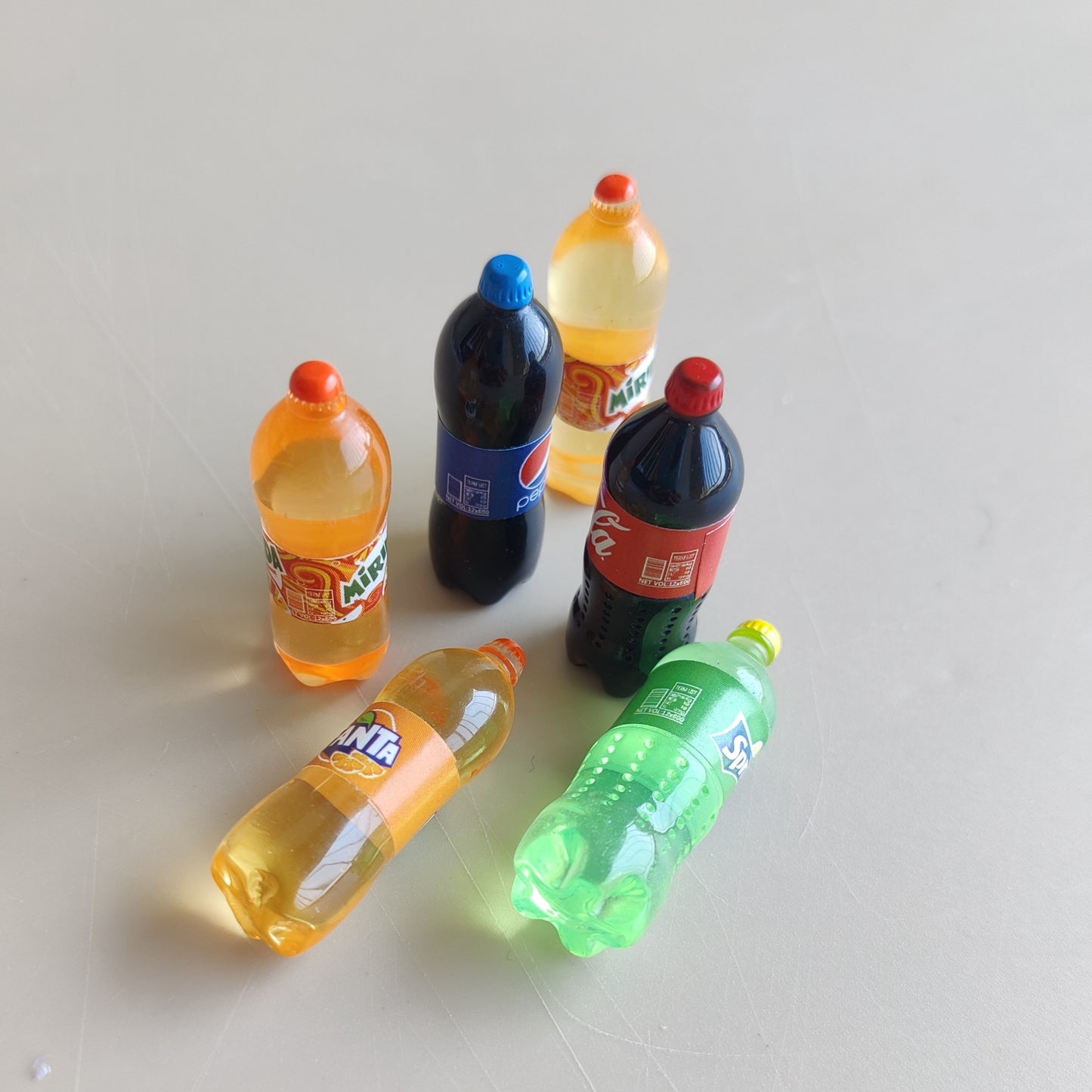 Soft drinks miniature bottle