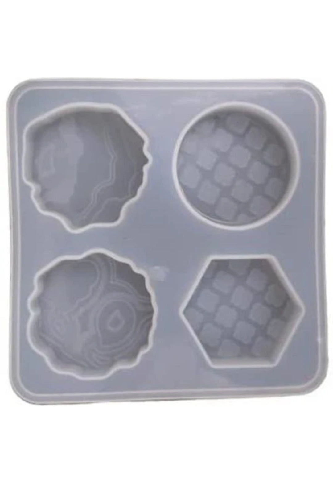 Designer 4 Cavity Pop-socket Mould/ Keychain Mould