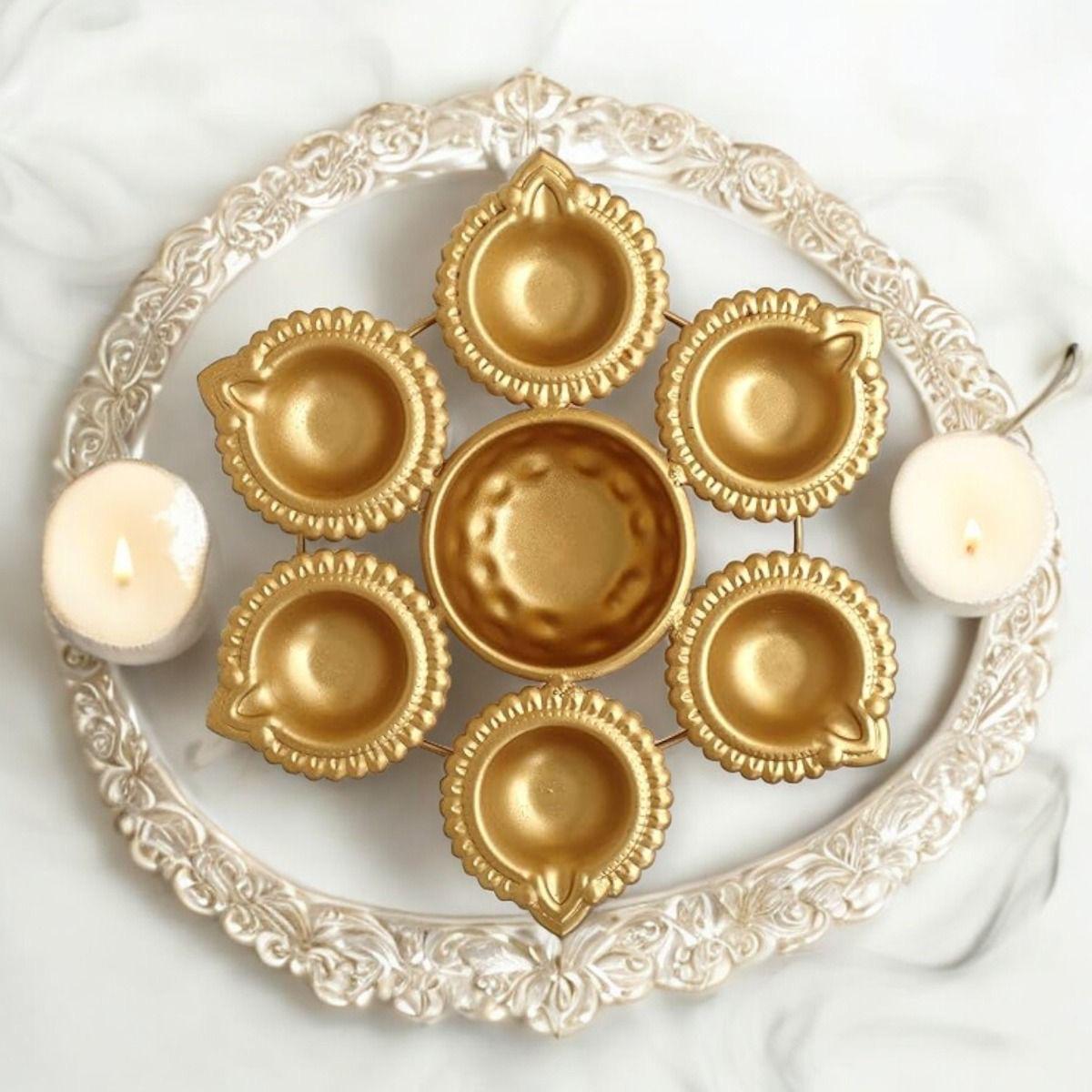 Diya holder 6 inch- Urli