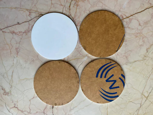 Round / Circle Shaped Coasters Acrylic