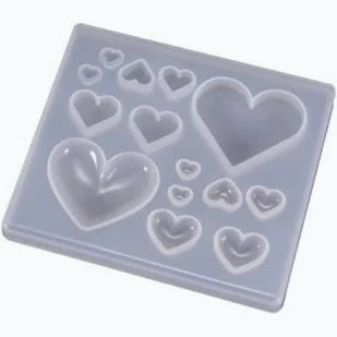 14 Cavity Heart Mould