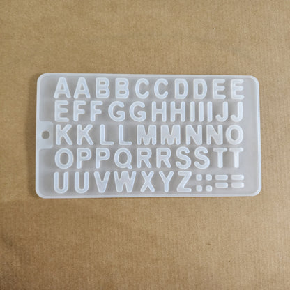Alphabet mould small