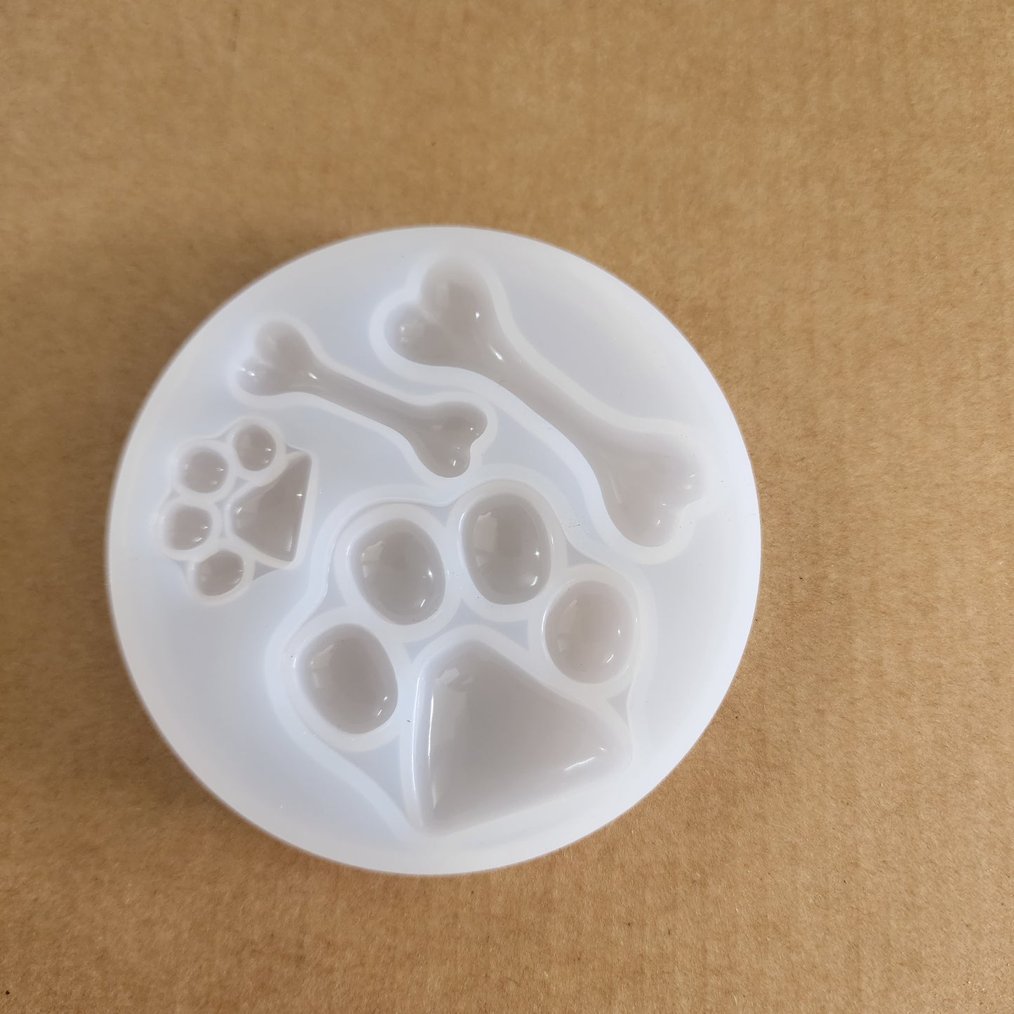 3D Dog Paw and Bone Mould