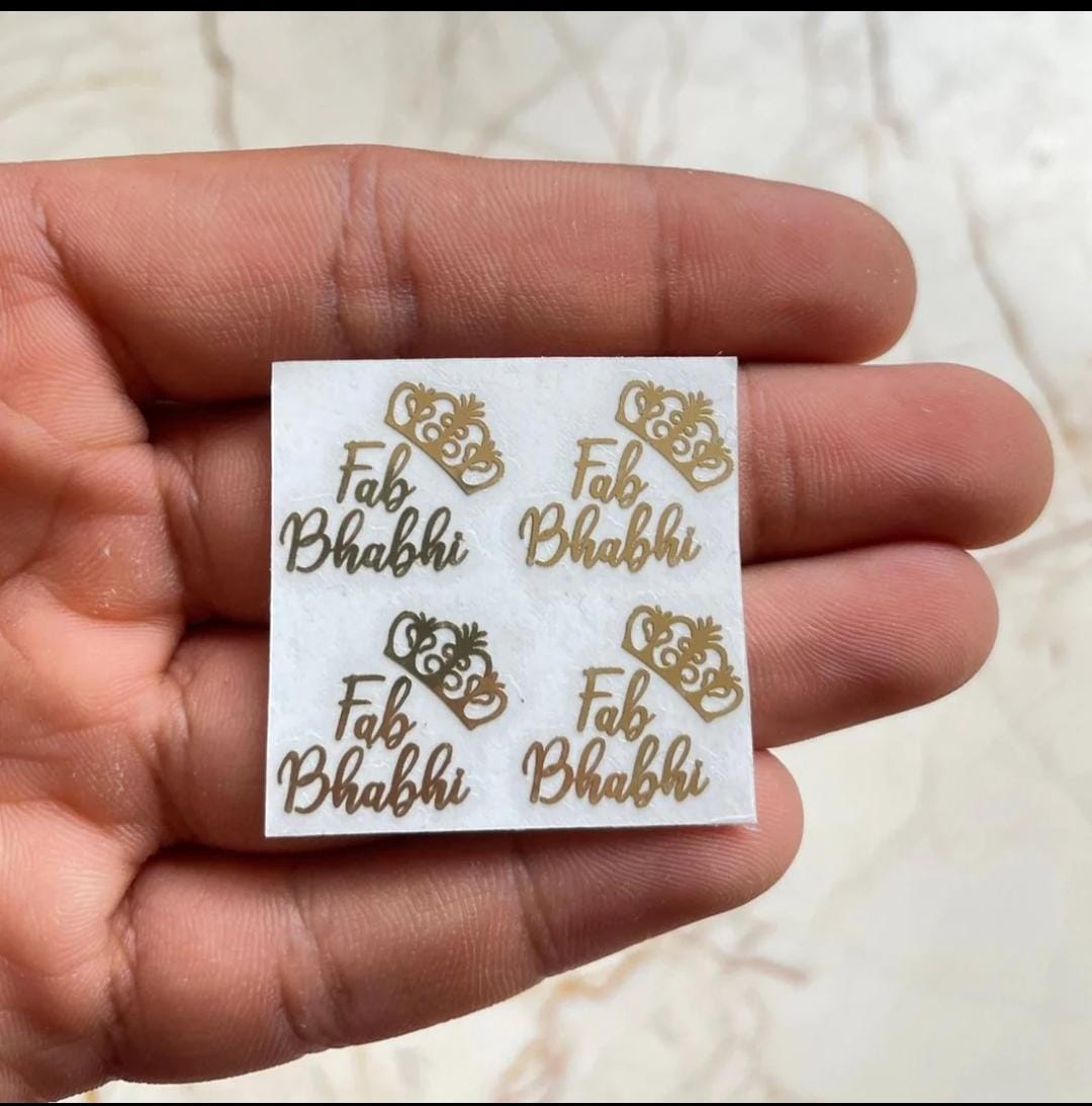 Metallic sticker - Rakhi Fab bhabhi