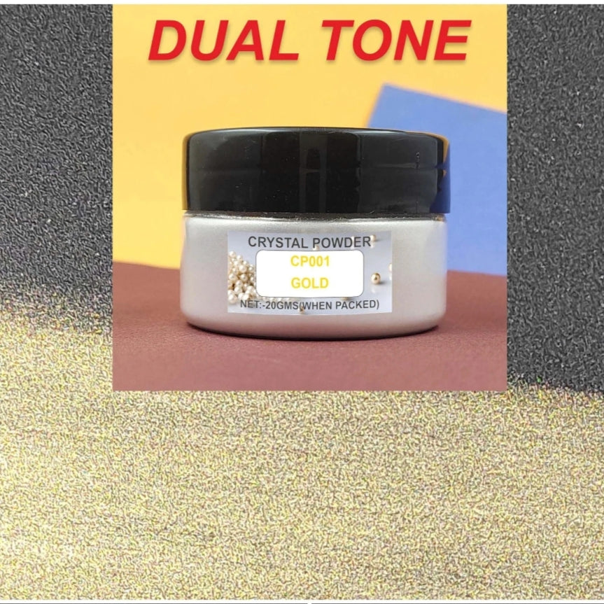 Dual Tone/ Crystal powder - Gold