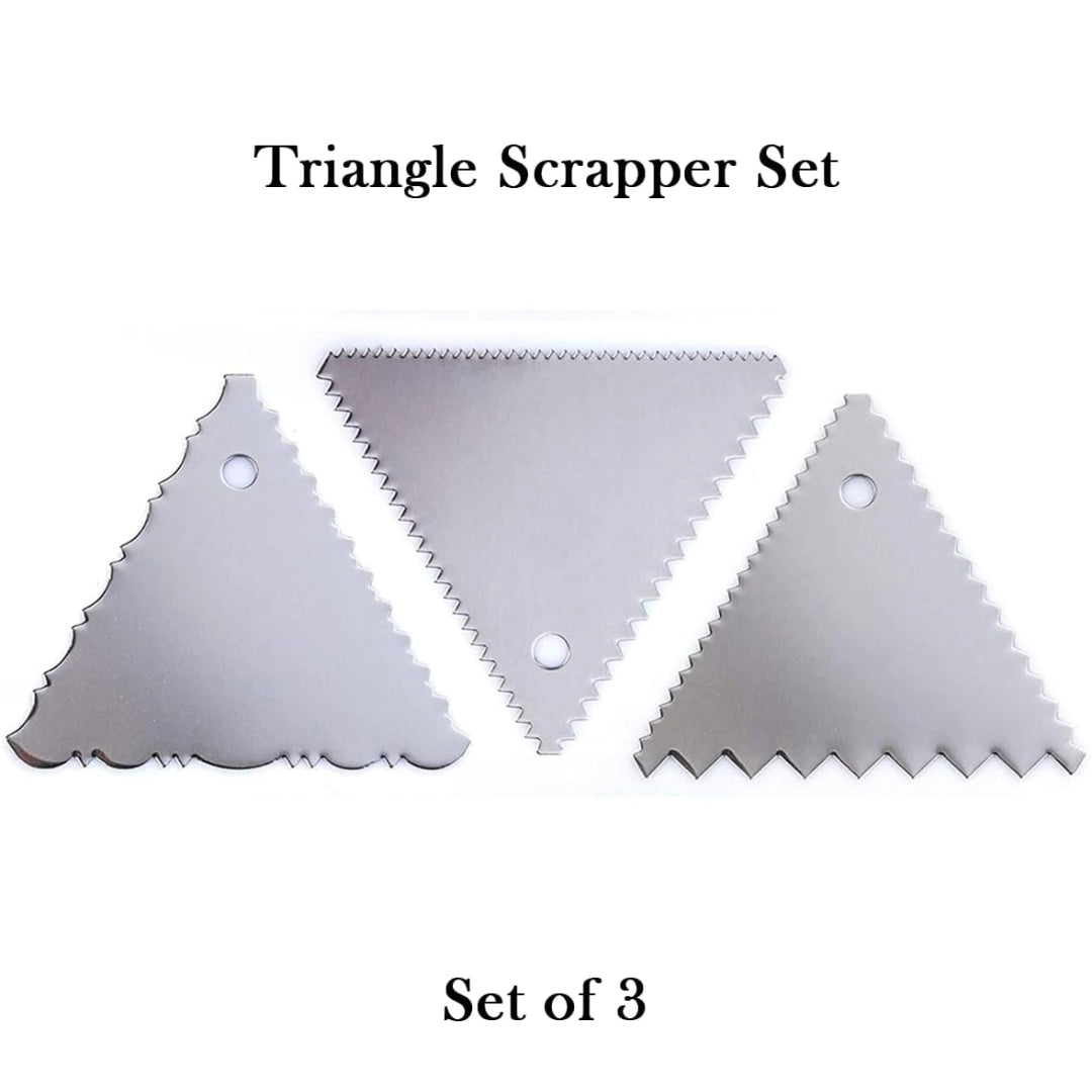 Sawtooth scrapper set of 3