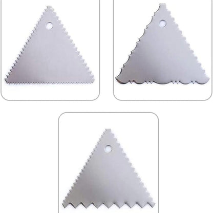 Sawtooth scrapper set of 3
