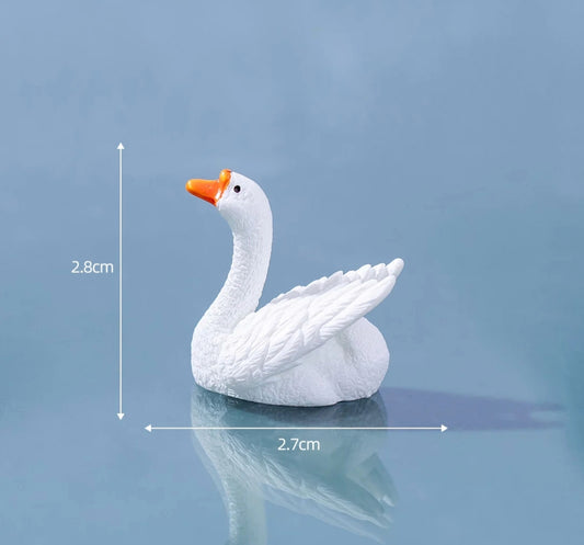 Floating Duck/ swan with open feather