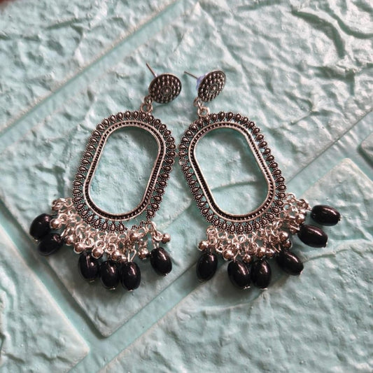 Earrings/Jhumka - Black F