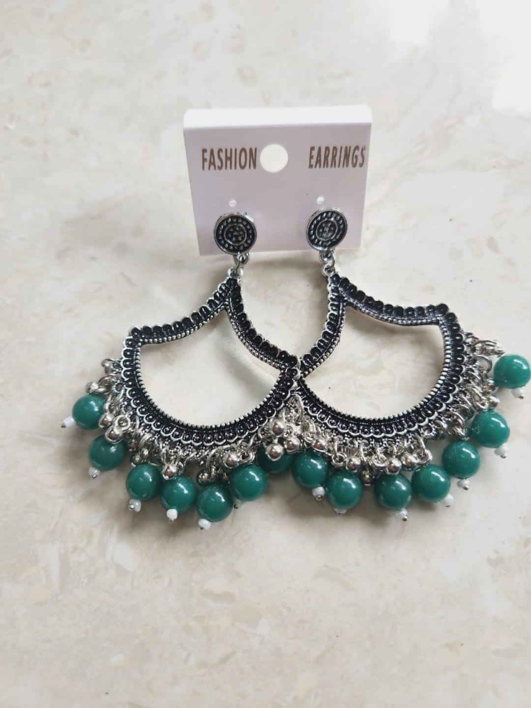 Earrings/Jhumka - Green H