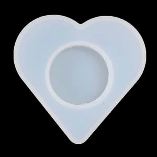 Heart tea light candle mould