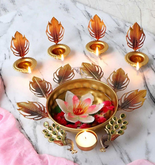 Diya holder- Urli Set of 5