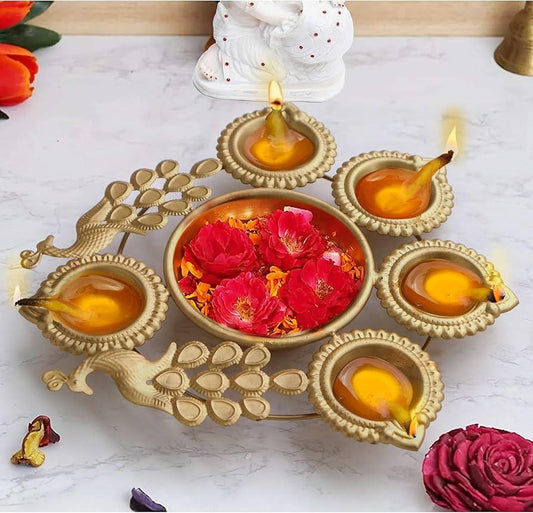 Diya holder 7 inch- Urli