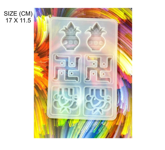 Ganesh swastik diwali mould