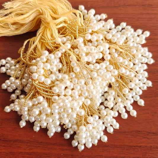 3 moti cream Latkan /lumba tessels